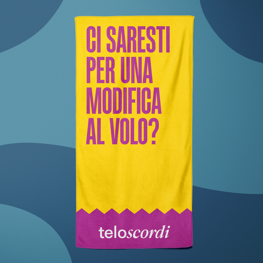CI SARESTI PER UNA MODIFICA AL VOLO?